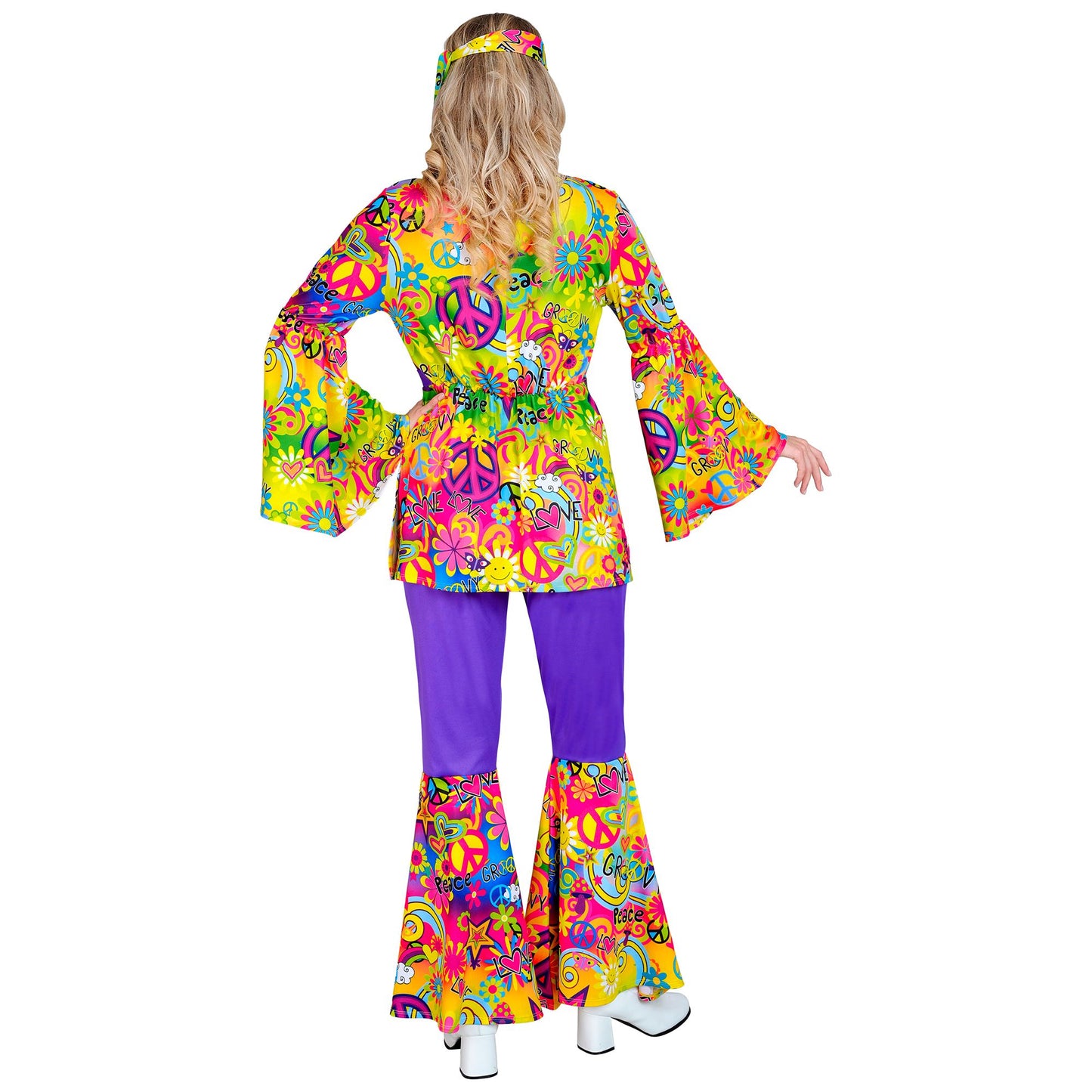 "THE 60s FASHION - peace & love" (Oberteil, Hose, Stirnband) – Ansicht 4