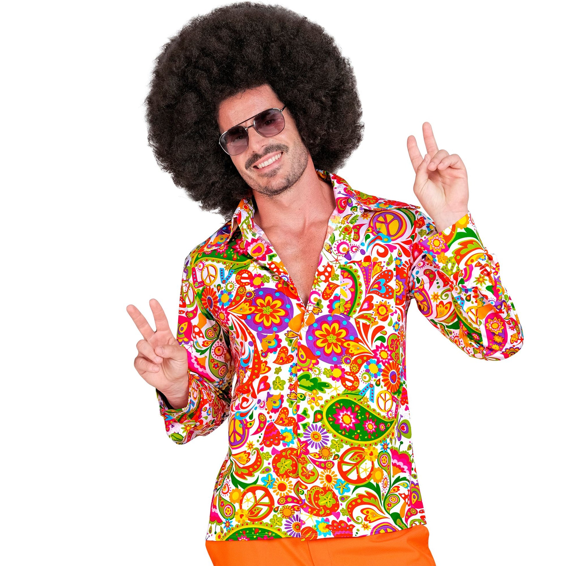 "THE 60s FASHION -peace & paisley" (Hemd) – Vorderansicht