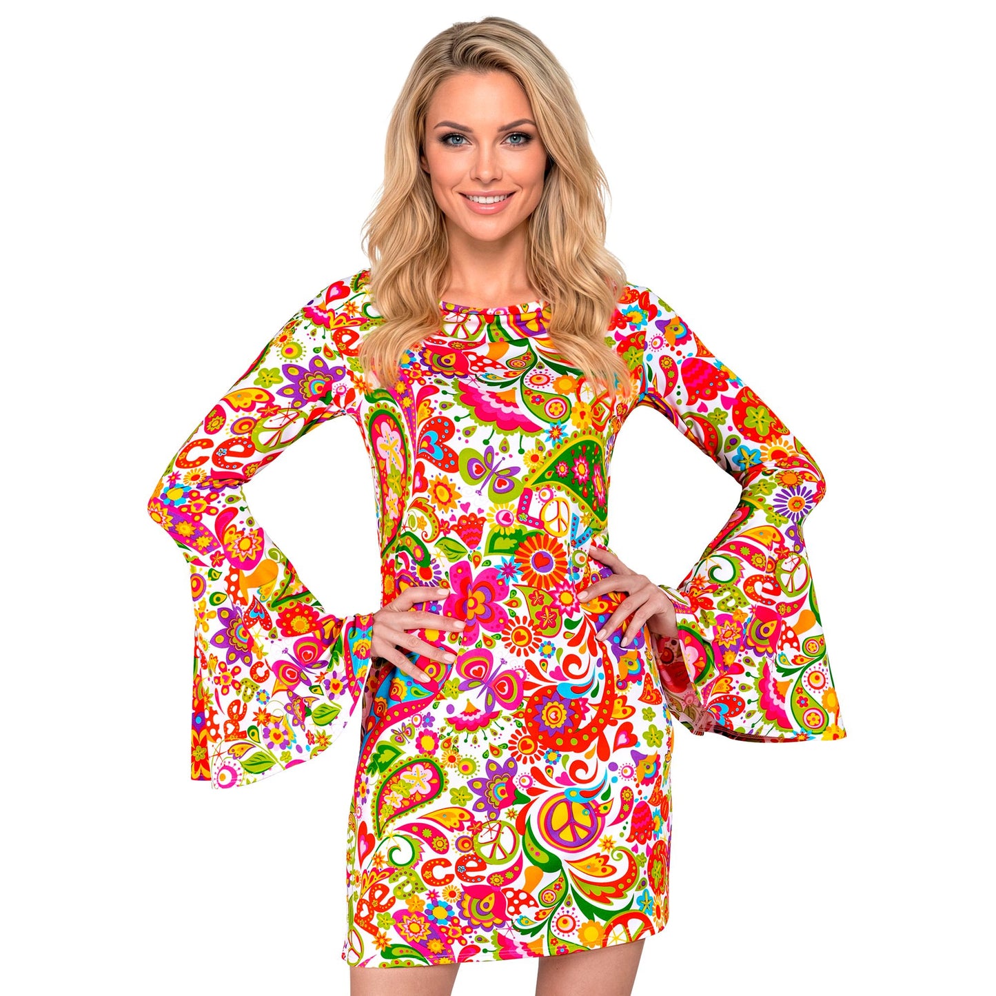 "THE 60s FASHION -peace & paisley" (Kleid) – Vorderansicht