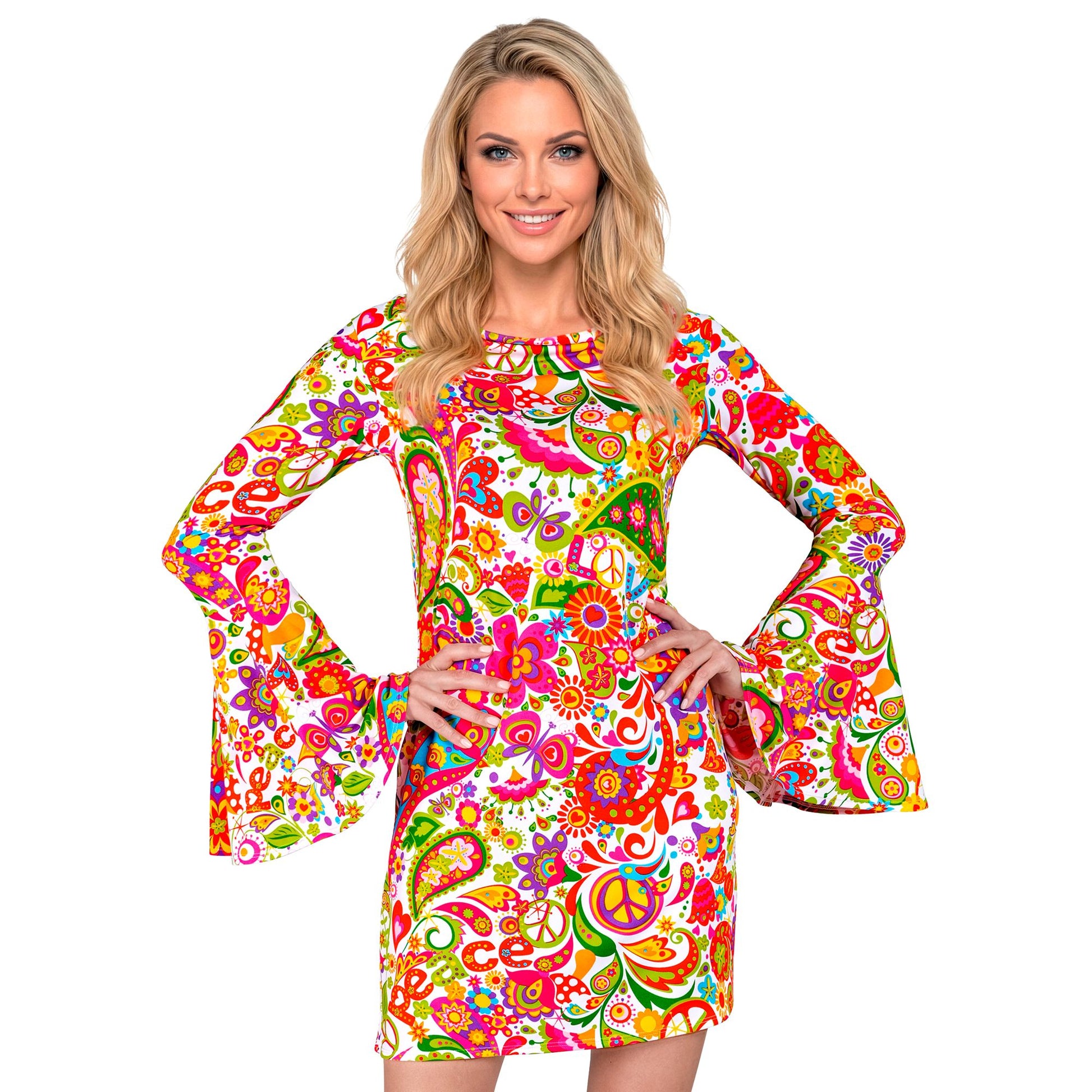 "THE 60s FASHION -peace & paisley" (Kleid) – Vorderansicht