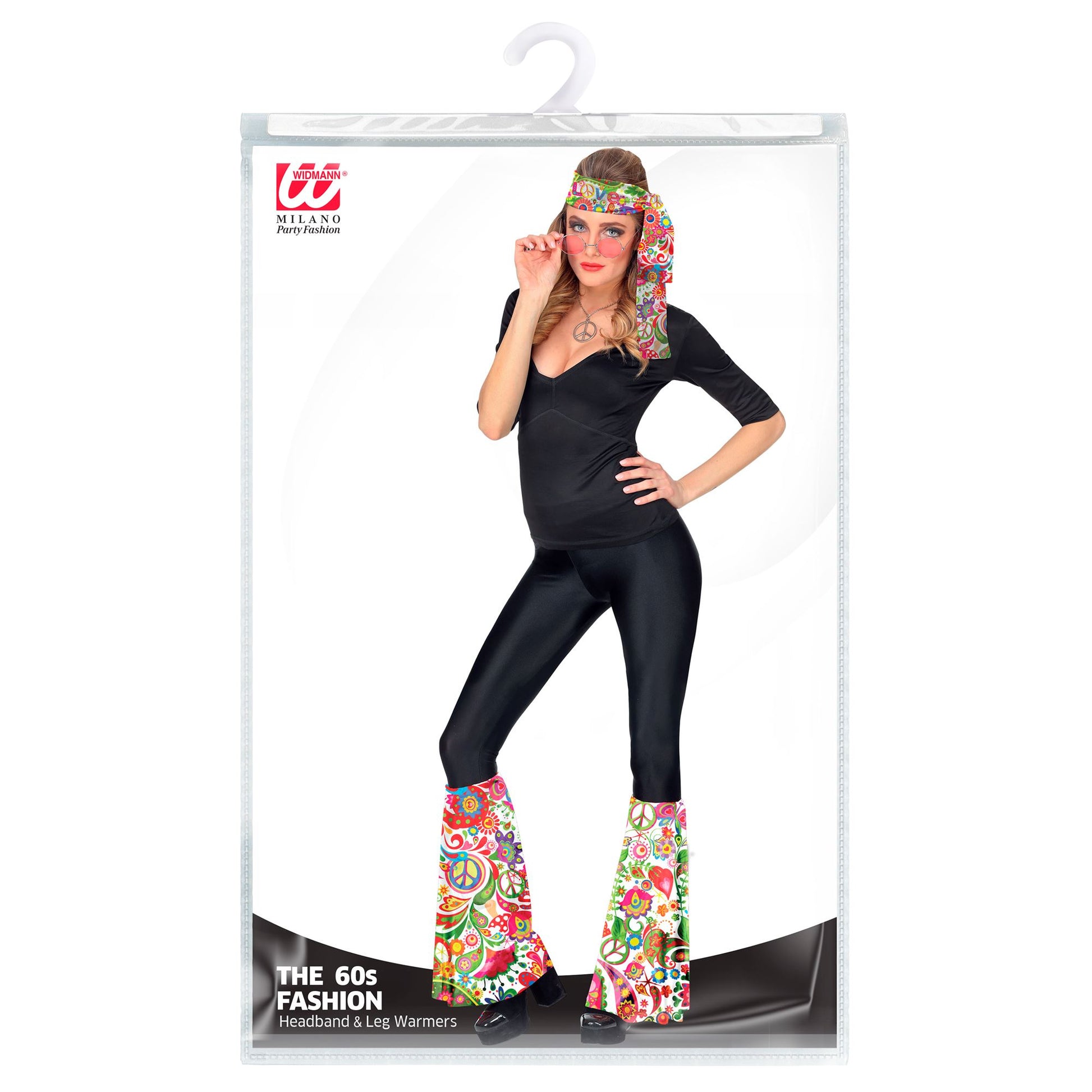 "THE 60s FASHION - peace & paisley" (Stirnband & Stulpen) – Detailansicht