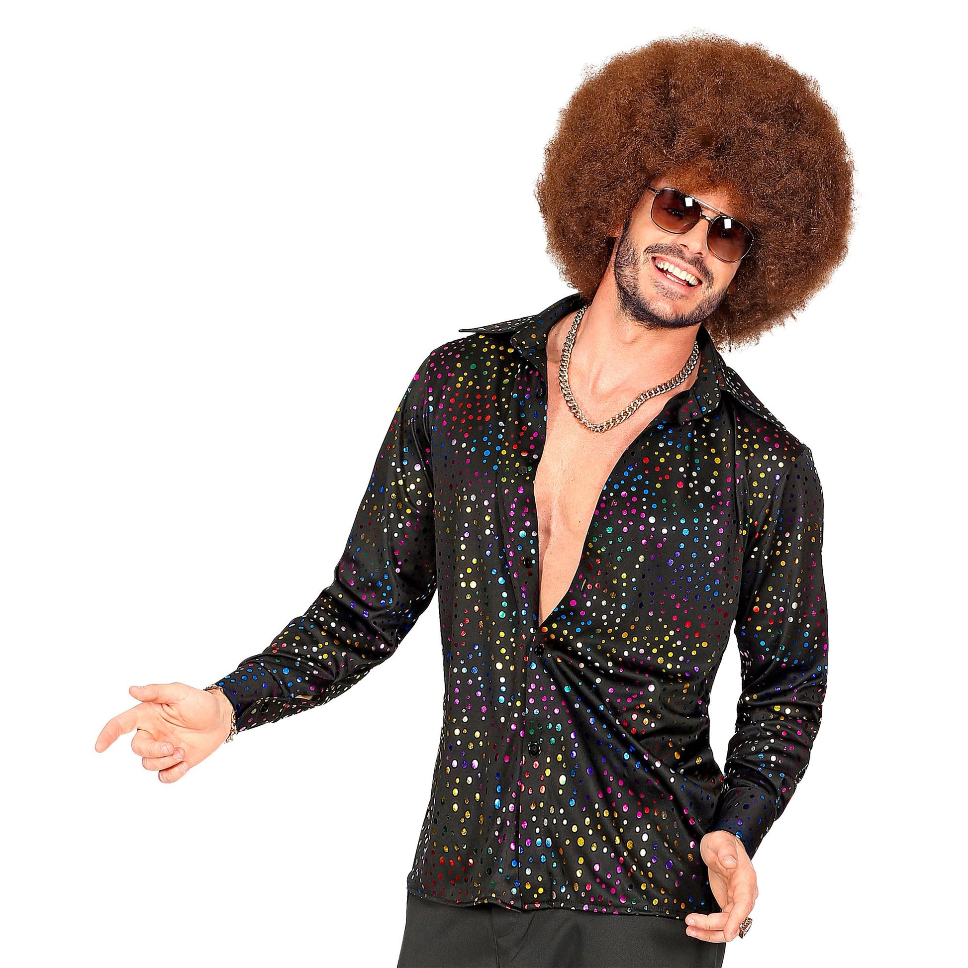 "THE 70s DISCO STYLE" (Hemd) – Vorderansicht