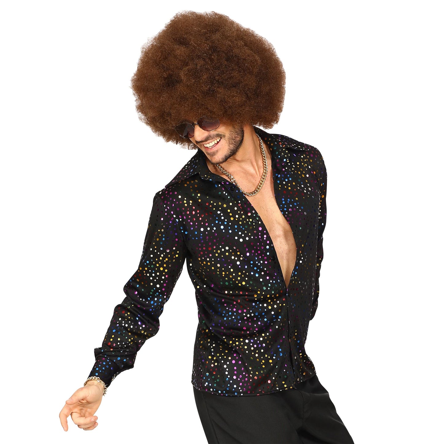 "THE 70s DISCO STYLE" (Hemd) – Detailansicht