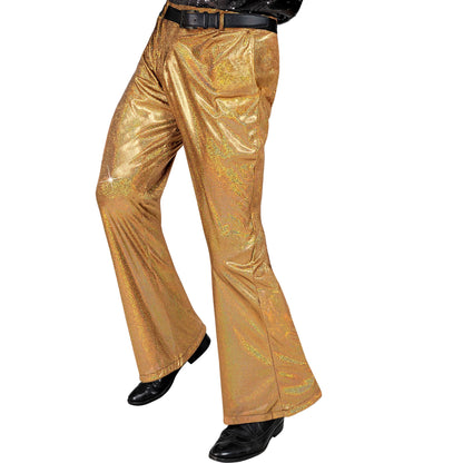 "THE 70s DISCO STYLE" (holografische Hose) – Vorderansicht