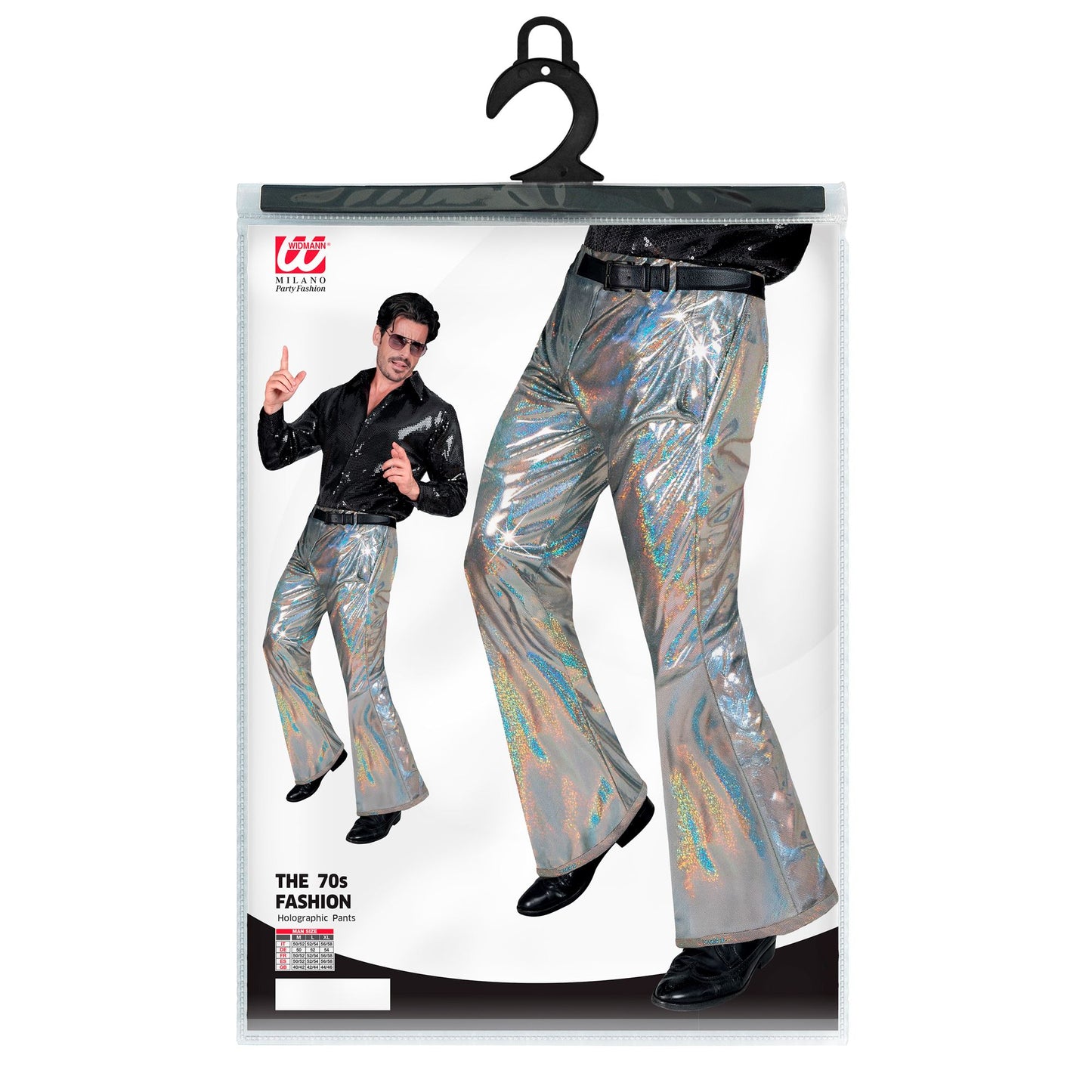 "THE 70s DISCO STYLE" (holografische Hose) – Ansicht 3