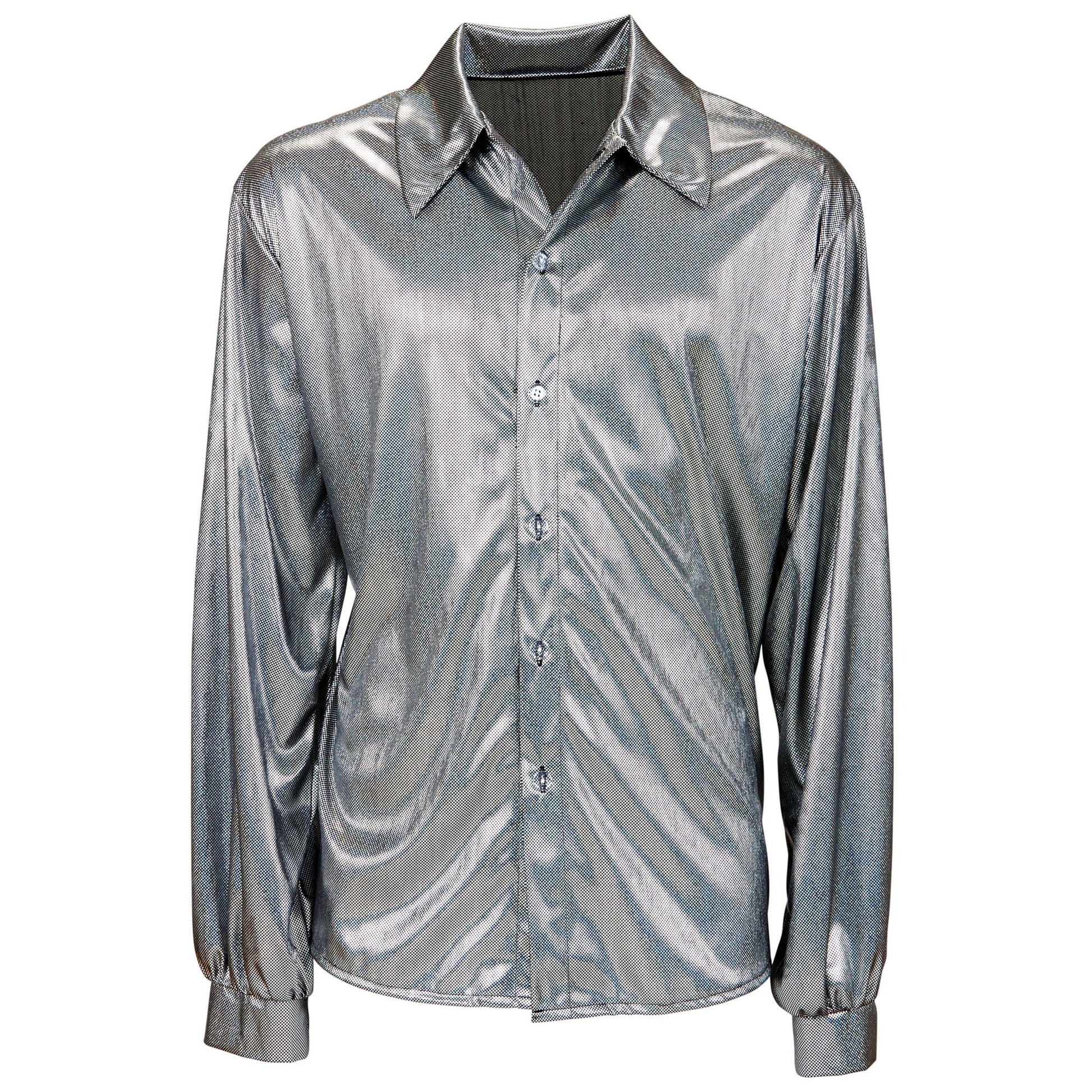 "THE 70s DISCO STYLE" (holografisches Hemd) – Detailansicht