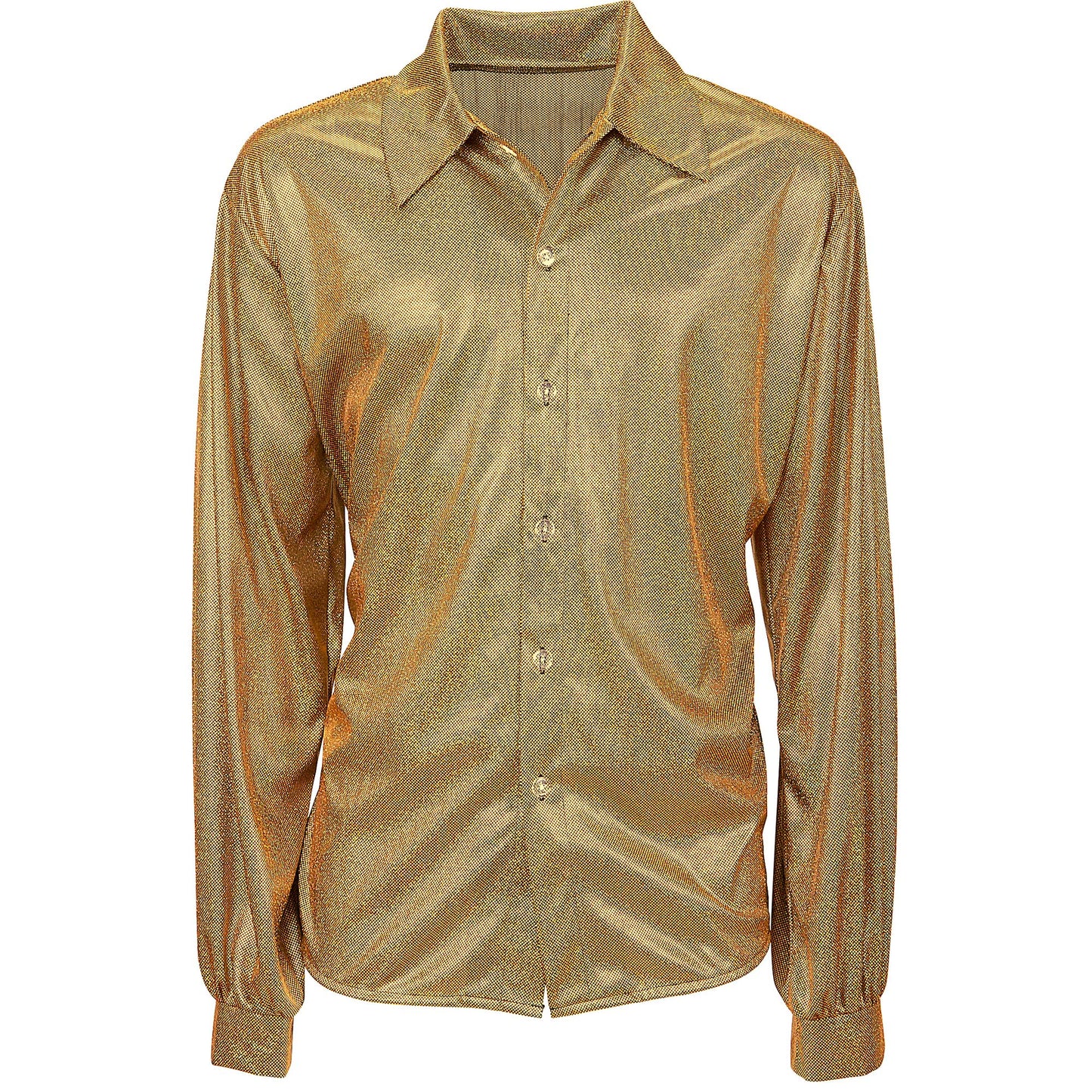 "THE 70s DISCO STYLE" (holographisches Hemd) – Detailansicht