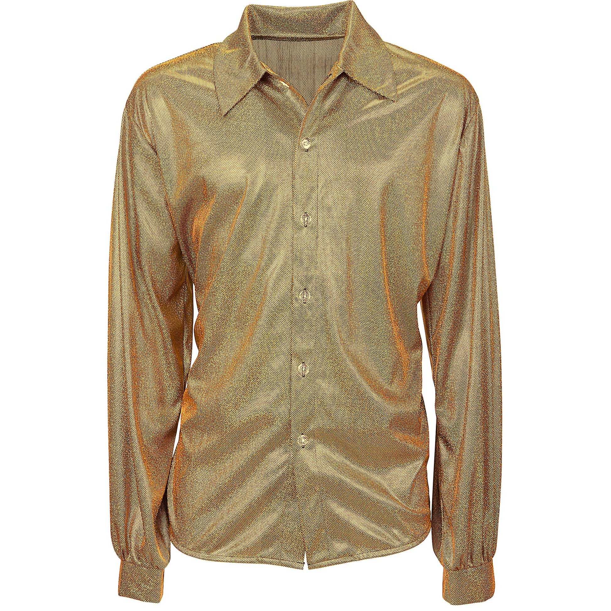 "THE 70s DISCO STYLE" (holographisches Hemd) – Detailansicht