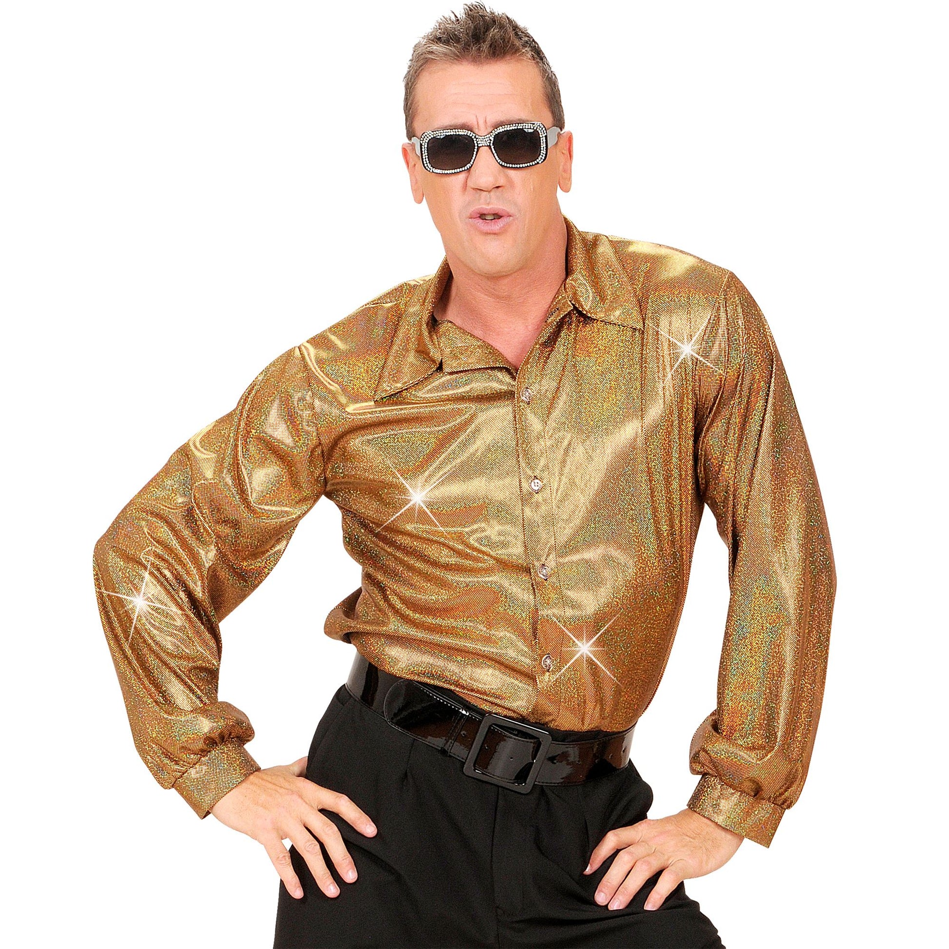 "THE 70s DISCO STYLE" (holographisches Hemd) – Ansicht 4