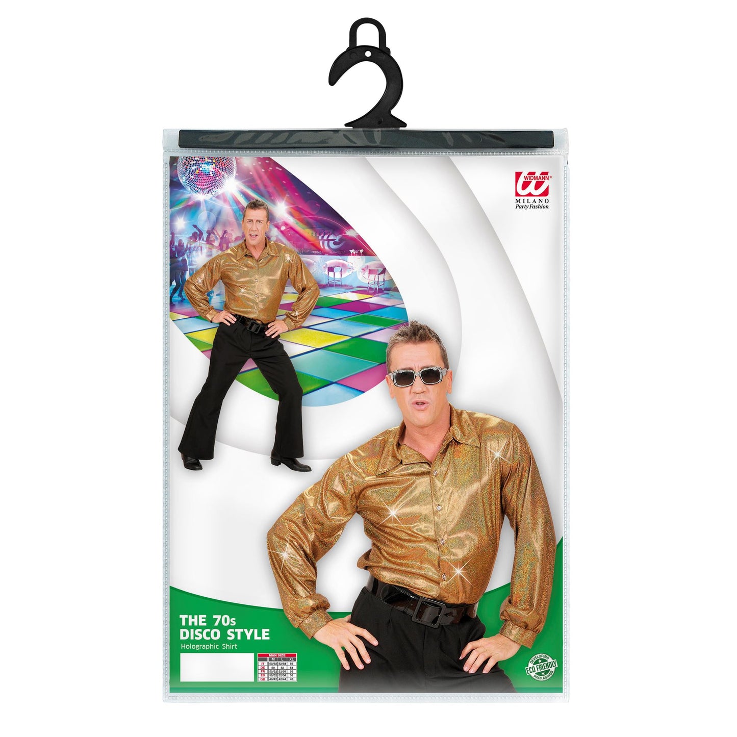 "THE 70s DISCO STYLE" (holographisches Hemd) – Ansicht 5