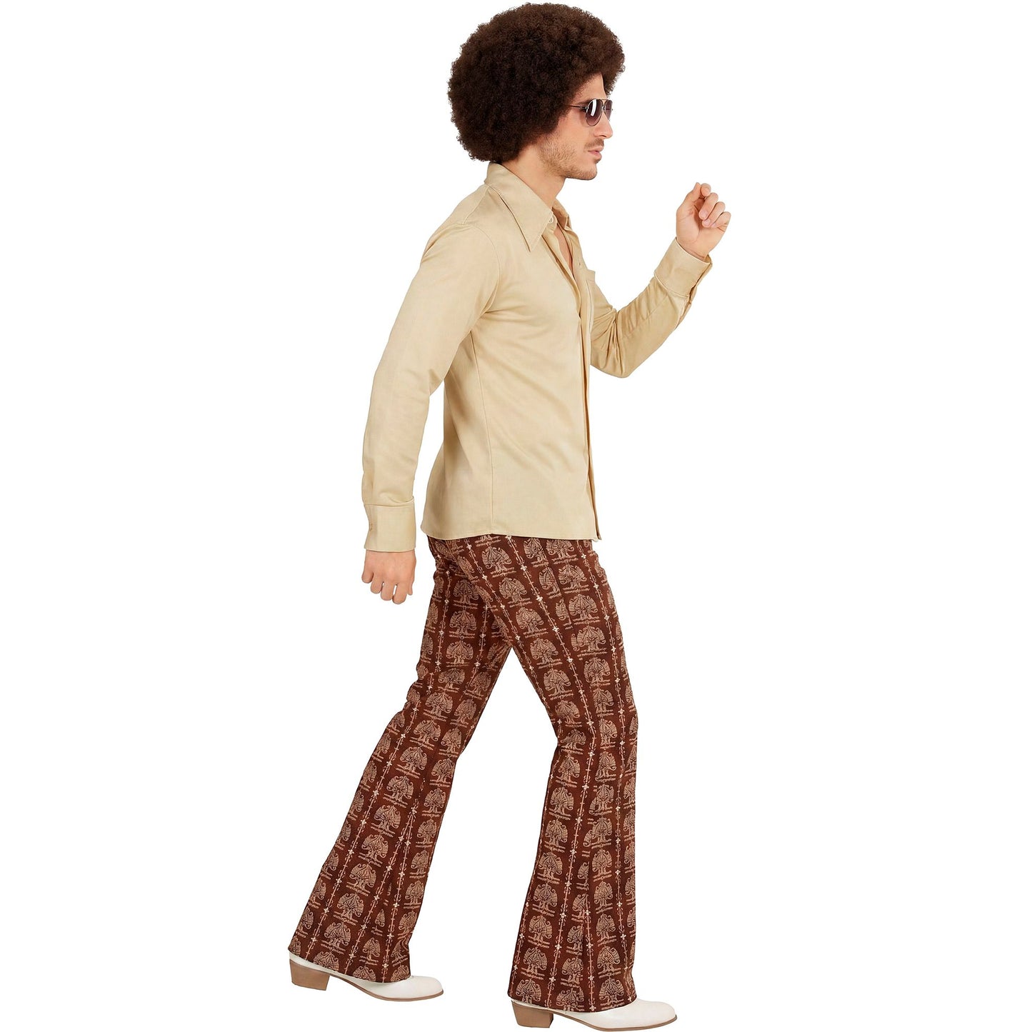 "THE 70s GROOVY STYLE - beige" (Hemd) – Ansicht 4