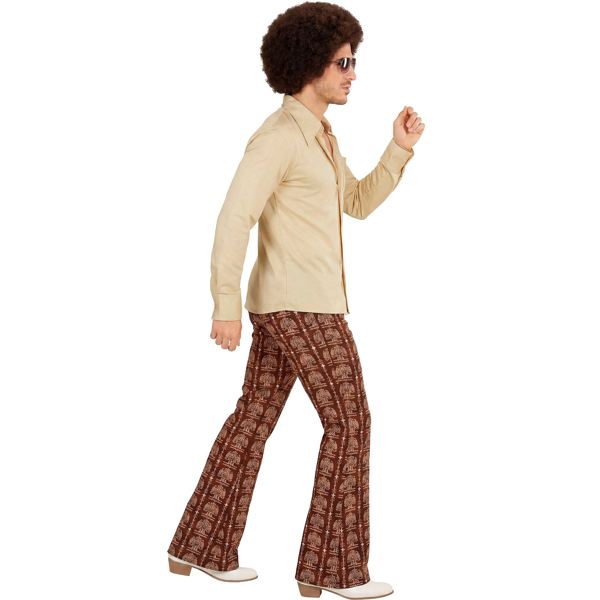 "THE 70s GROOVY STYLE - beige" (Hemd) – Ansicht 4