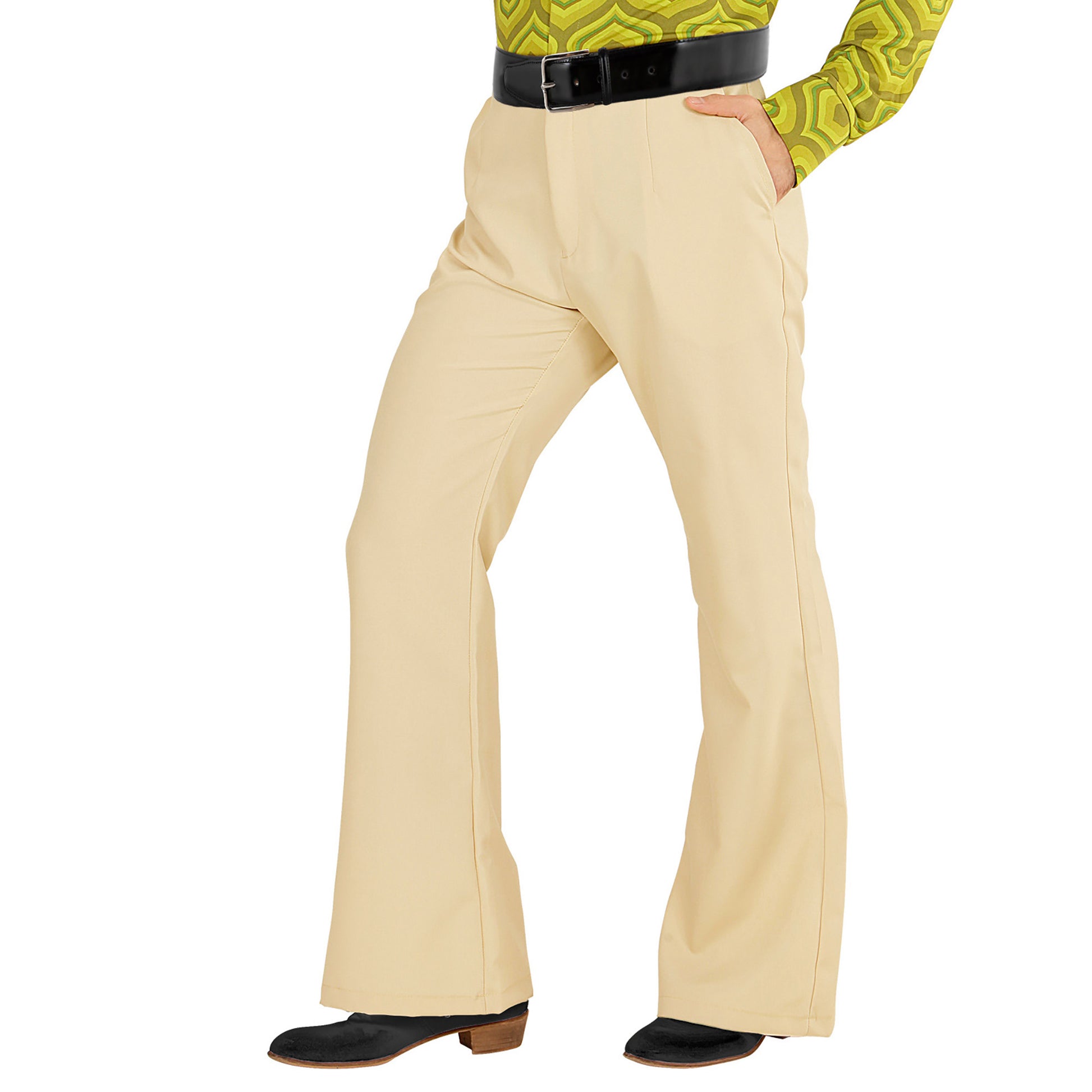 "THE 70s GROOVY STYLE - beige" (Hose) – Vorderansicht