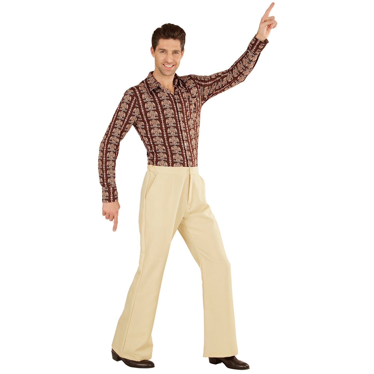 "THE 70s GROOVY STYLE - beige" (Hose) – Ansicht 3