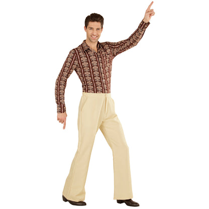 "THE 70s GROOVY STYLE - beige" (Hose) – Ansicht 3