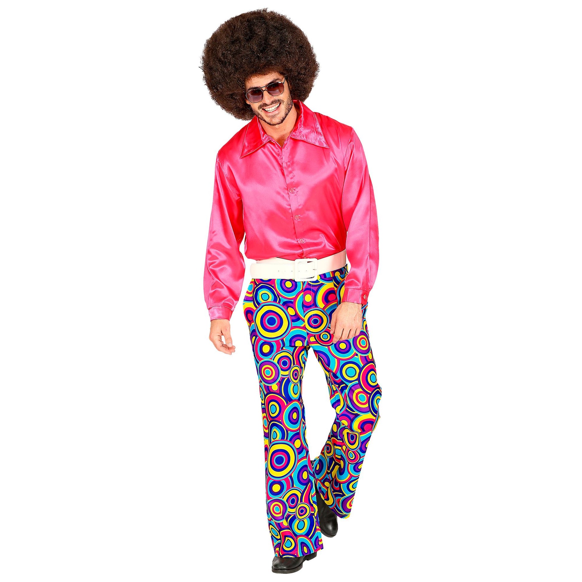 "THE 70s GROOVY STYLE - blue bubbles" (Hose) – Detailansicht