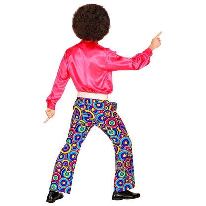 "THE 70s GROOVY STYLE - blue bubbles" (Hose) – Ansicht 4