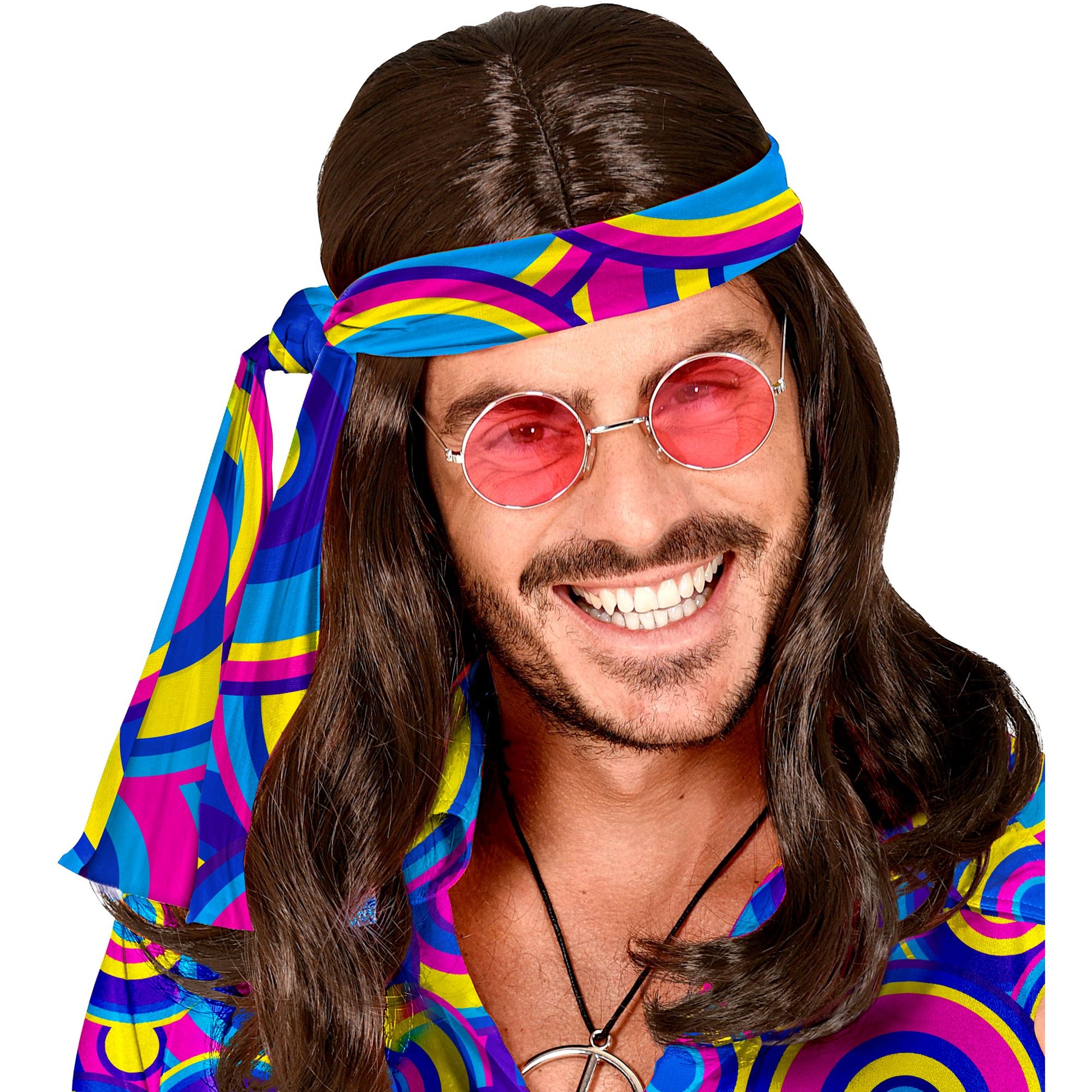 "THE 70s GROOVY STYLE - blue bubbles" (Stirnband) – Ansicht 4