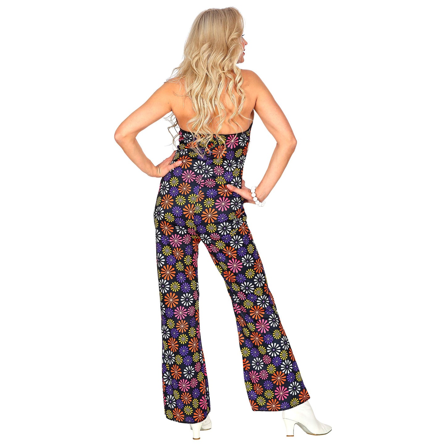 "THE 70s GROOVY STYLE - blue flowers" (Overall) – Ansicht 4