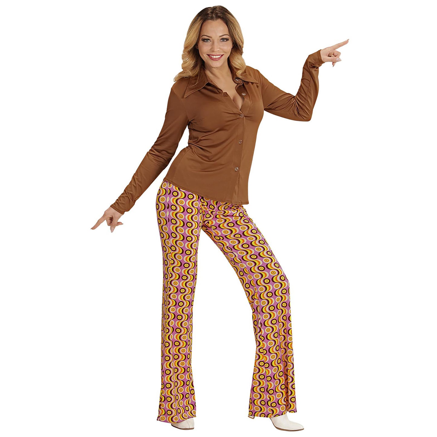 "THE 70s GROOVY STYLE -braun" (Bluse) – Ansicht 4