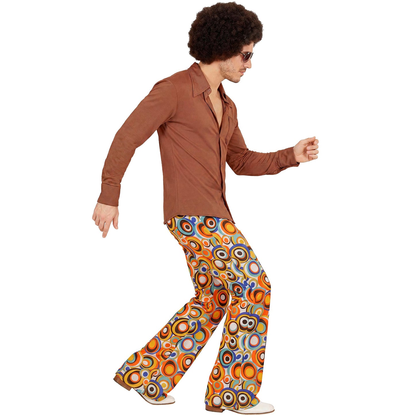 "THE 70s GROOVY STYLE - braun" (Hemd) – Ansicht 3