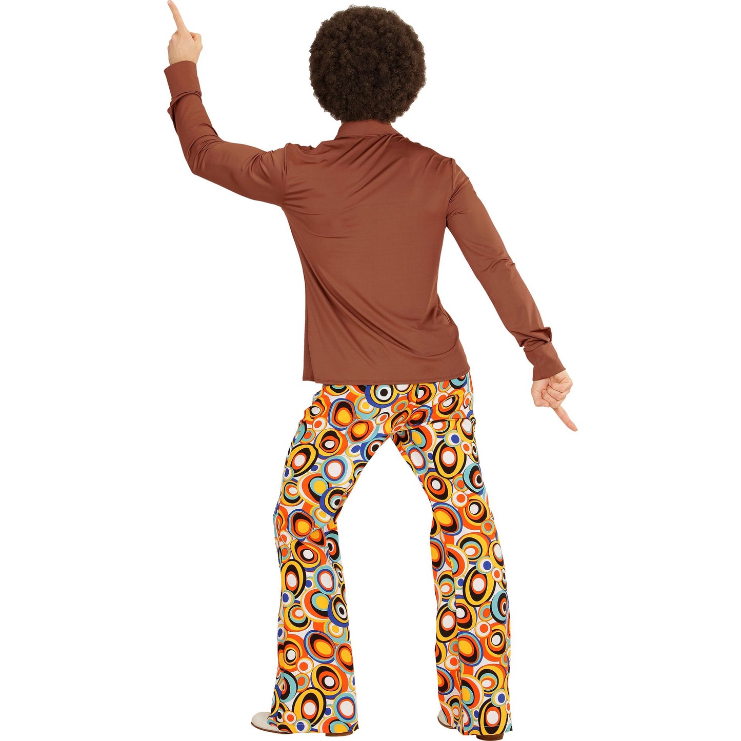 "THE 70s GROOVY STYLE - braun" (Hemd) – Ansicht 4