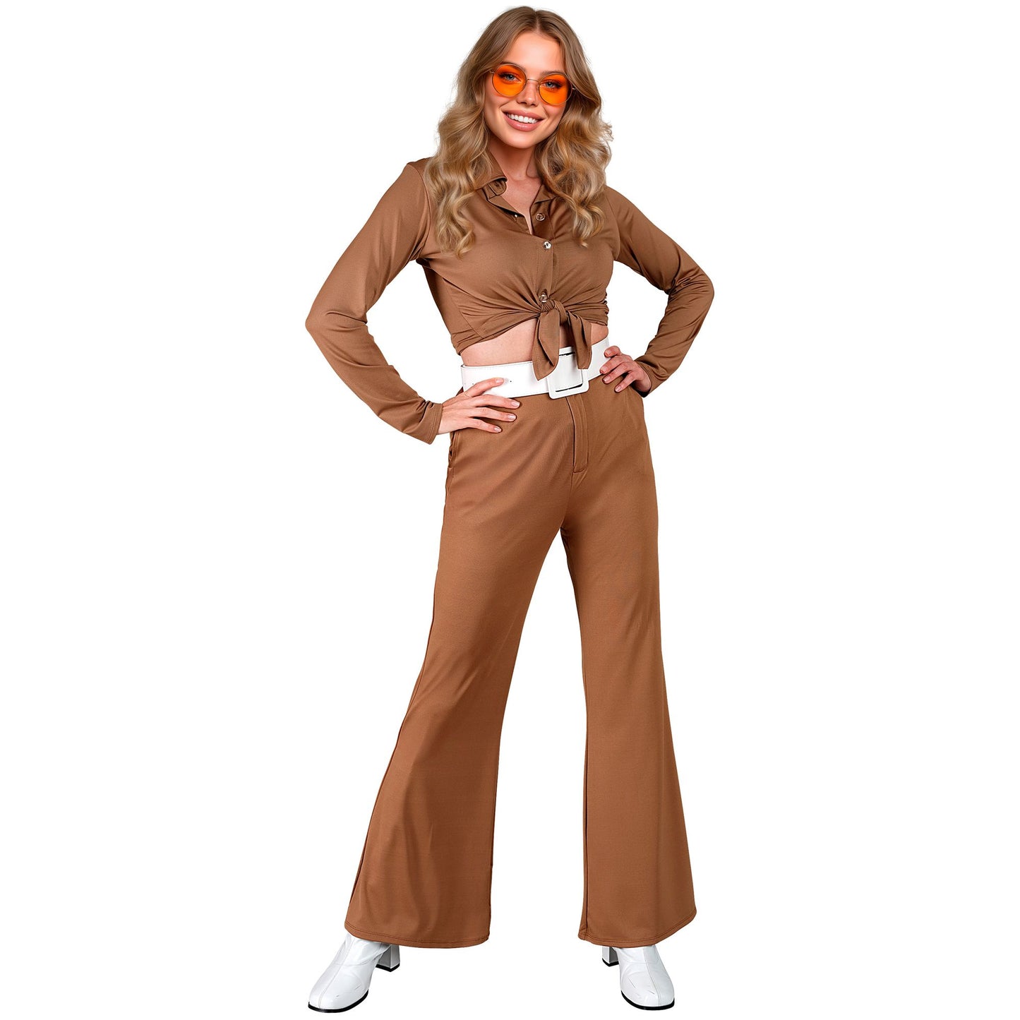 "THE 70s GROOVY STYLE - braun" (Hose) – Ansicht 3