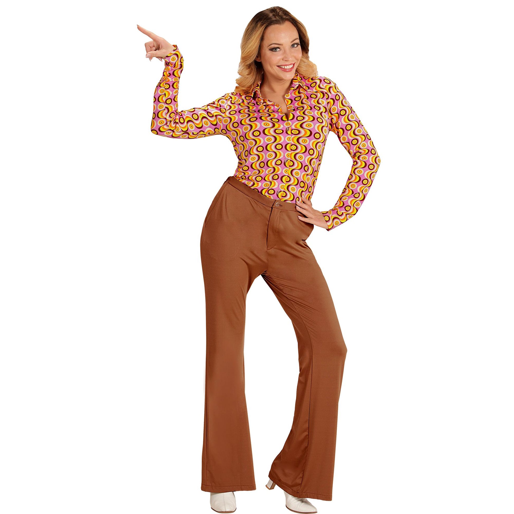 "THE 70s GROOVY STYLE - braun" (Hose) – Ansicht 4