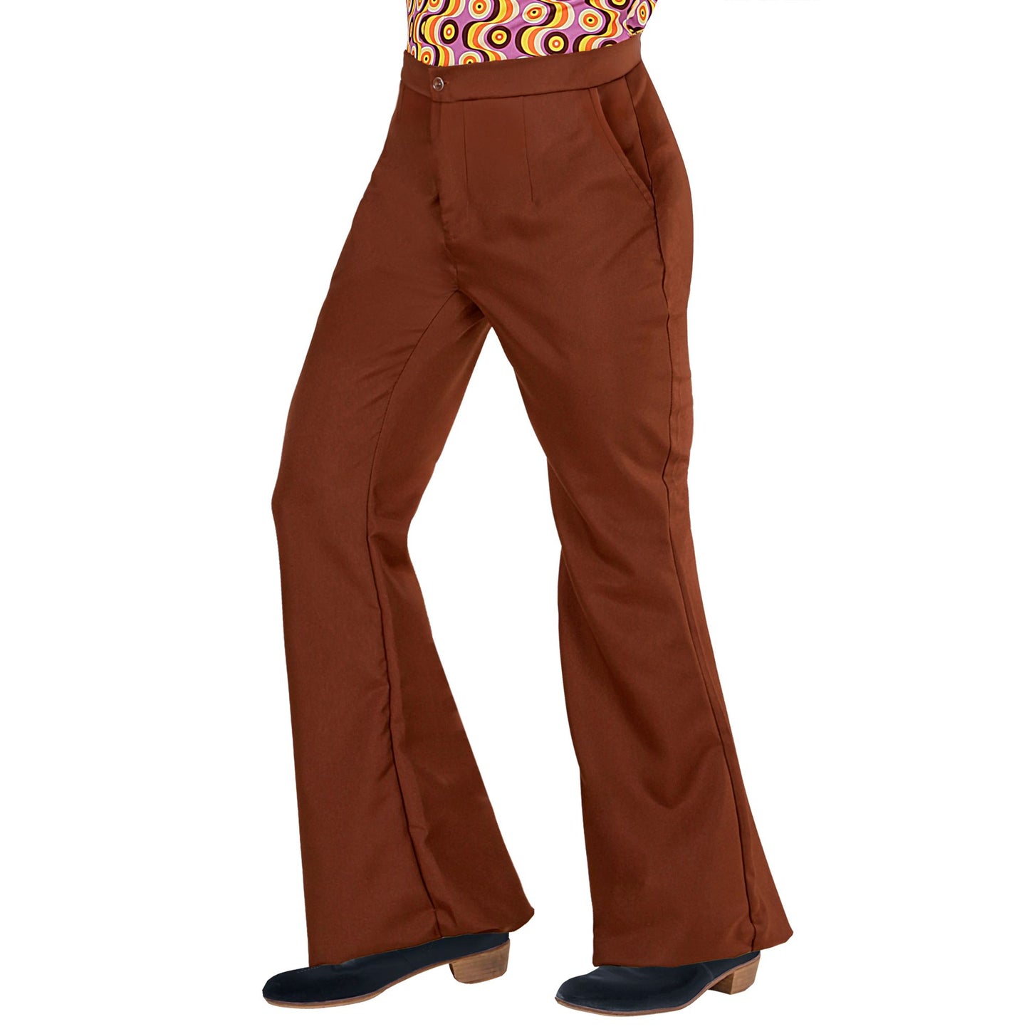 "THE 70s GROOVY STYLE - braun" (Hose) – Vorderansicht