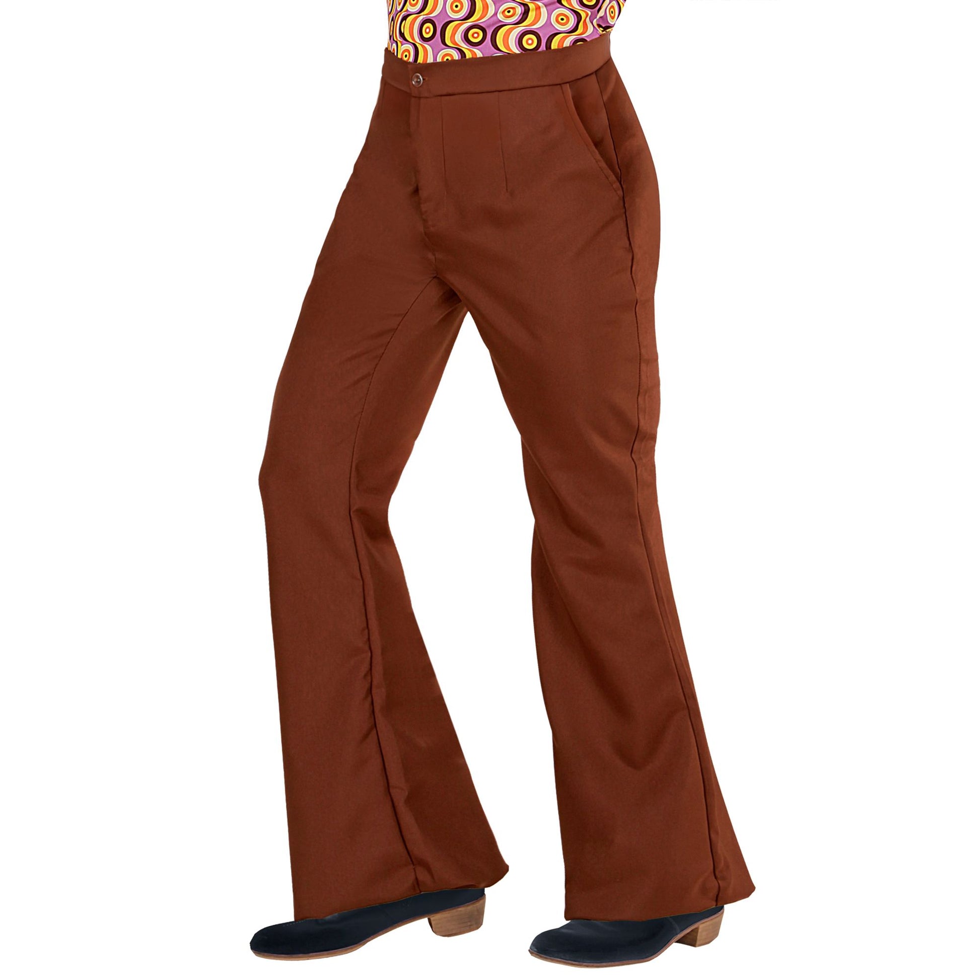 "THE 70s GROOVY STYLE - braun" (Hose) – Vorderansicht