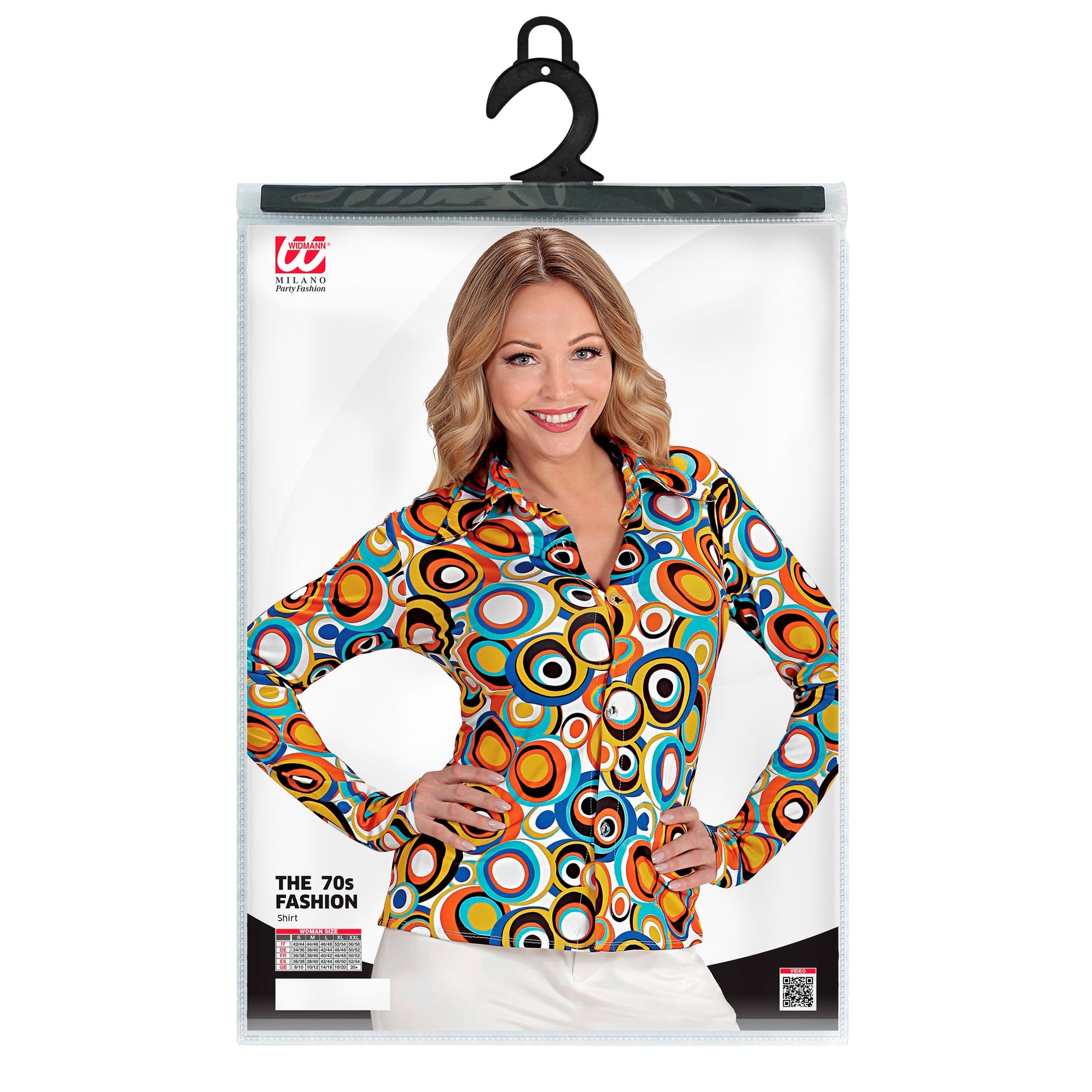 "THE 70s GROOVY STYLE - bubbles" (Bluse) – Ansicht 4