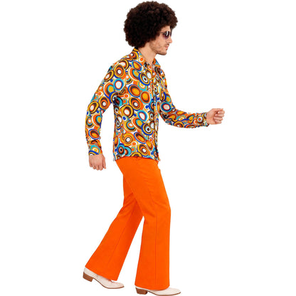 "THE 70s GROOVY STYLE - bubbles" (Hemd) – Ansicht 3