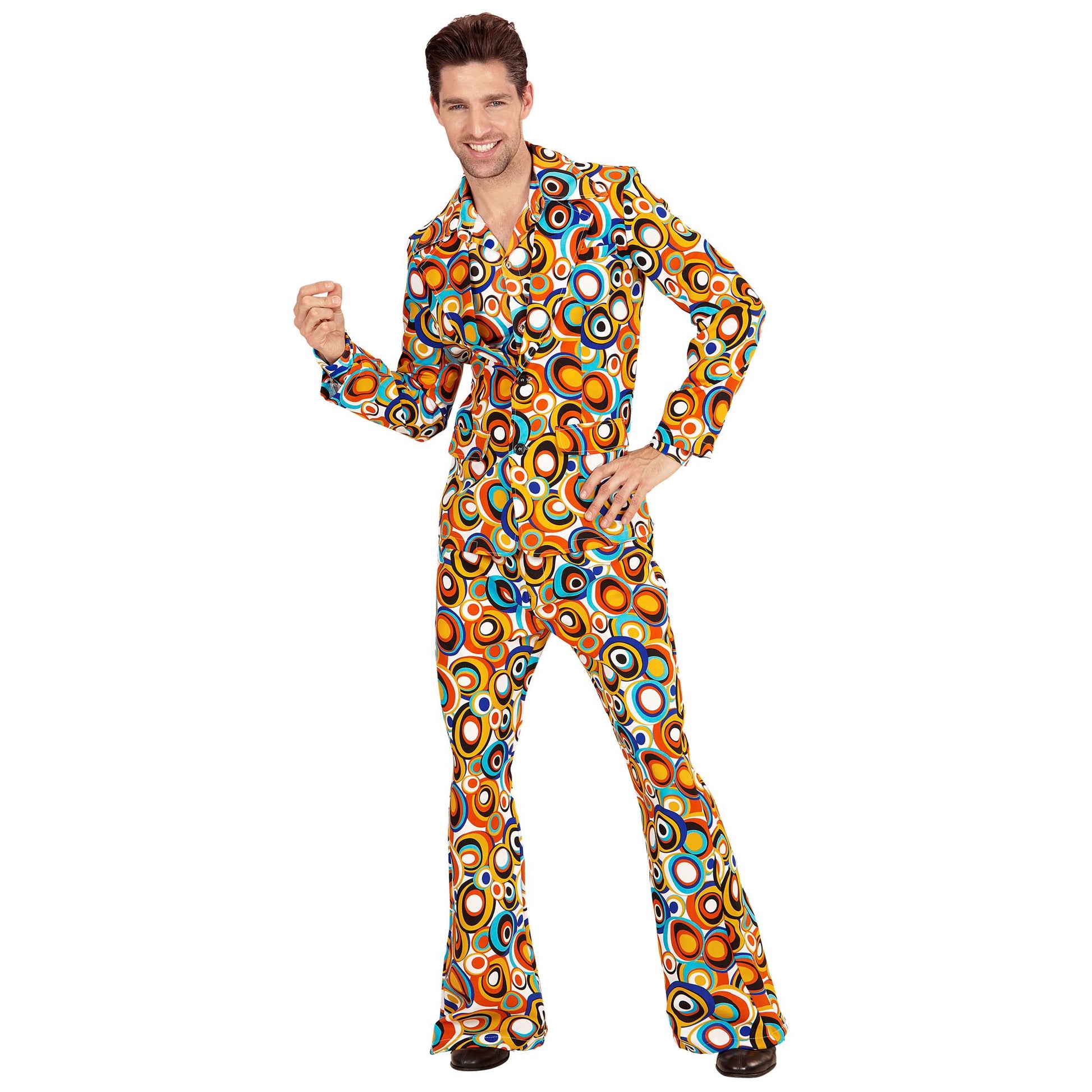 "THE 70s GROOVY STYLE - bubbles" (Jackett, Hose) – Detailansicht