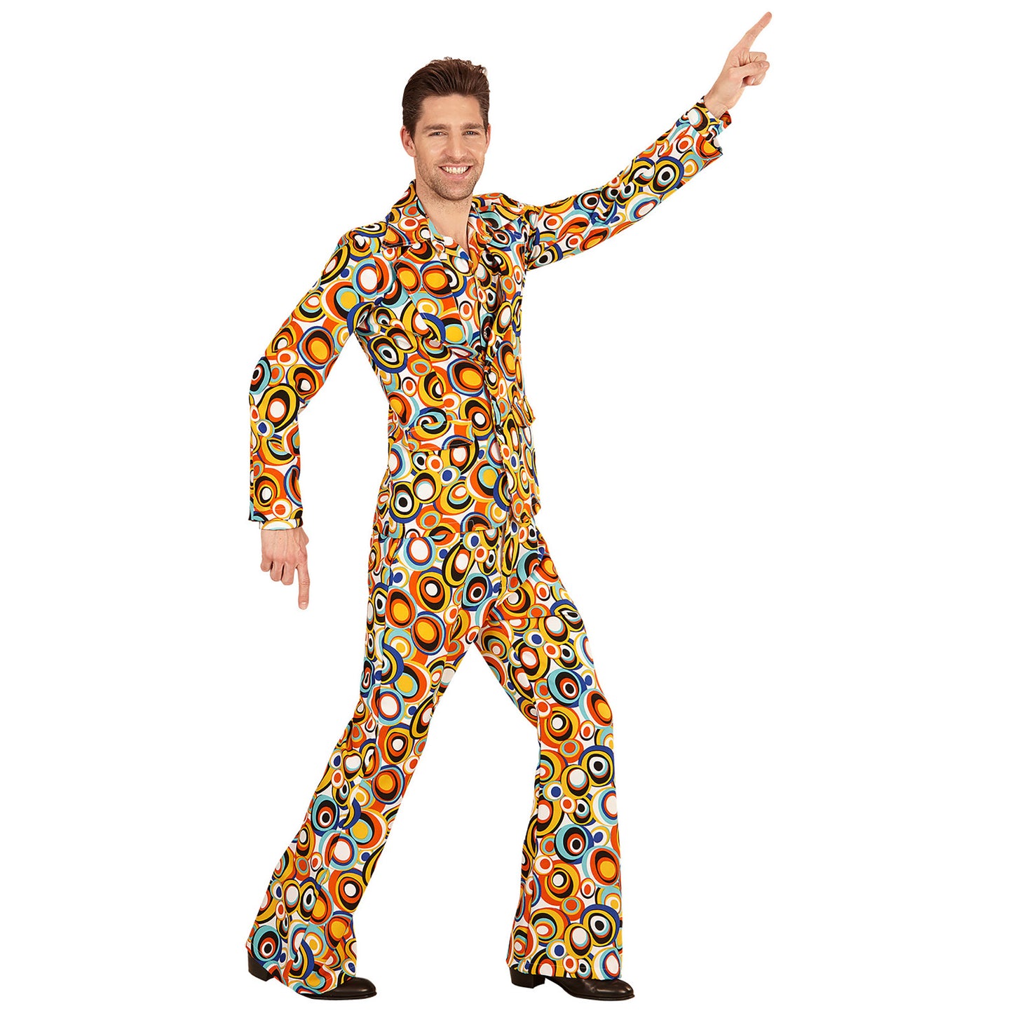 "THE 70s GROOVY STYLE - bubbles" (Jackett, Hose) – Ansicht 3
