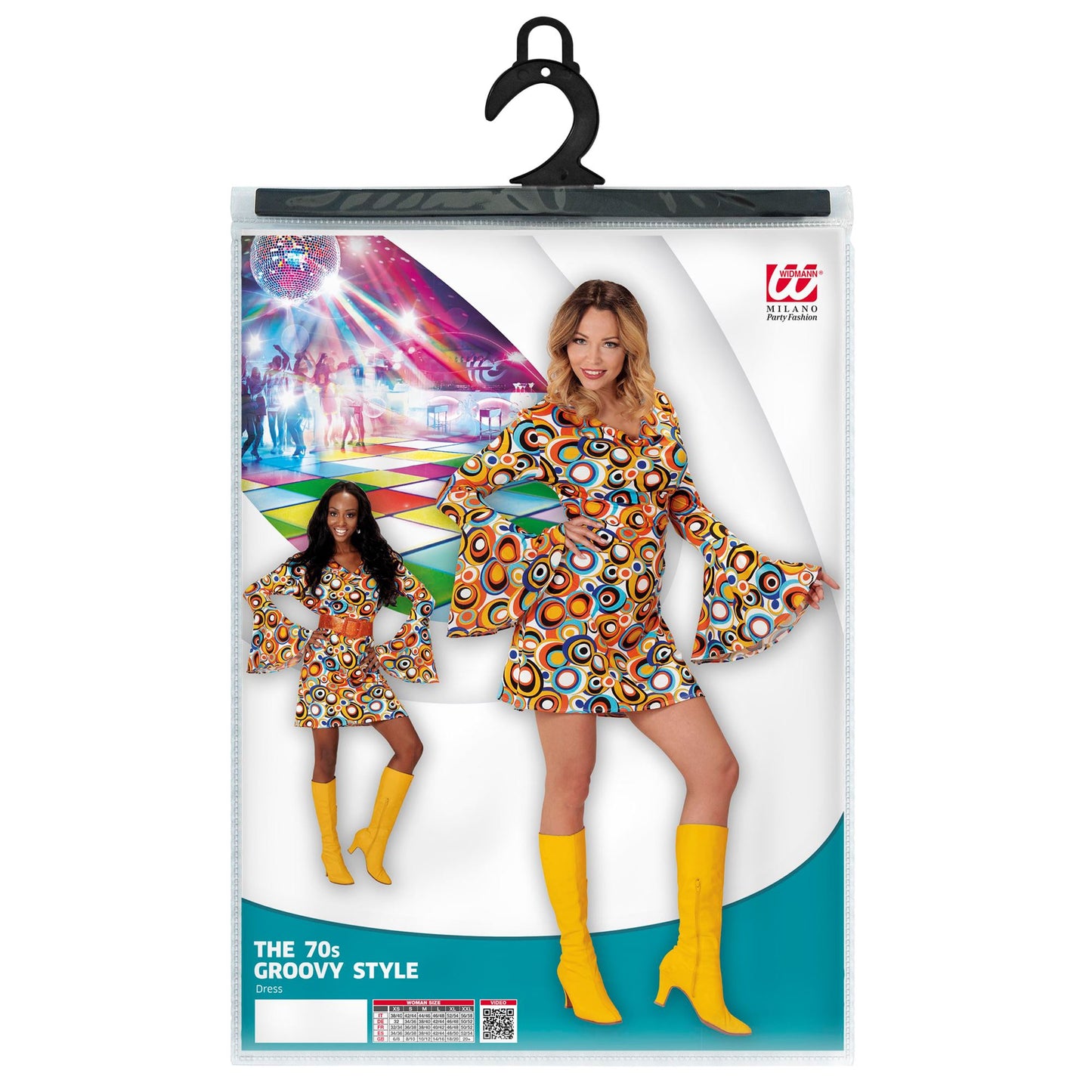 "THE 70s GROOVY STYLE - bubbles" (Kleid) – Ansicht 5
