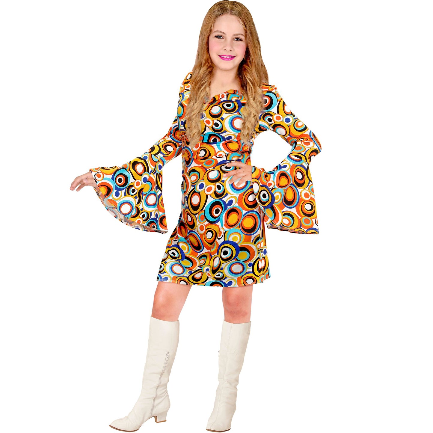 "THE 70s GROOVY STYLE - bubbles" (Kleid) – Detailansicht
