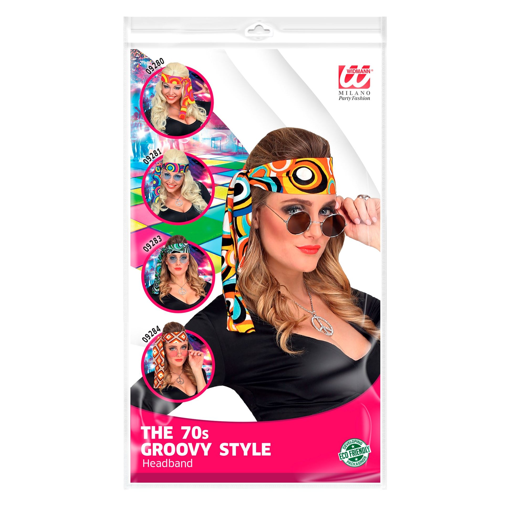 "THE 70s GROOVY STYLE - bubbles" (Stirnband) – Detailansicht