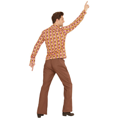"THE 70s GROOVY STYLE - discs" (Hemd) – Ansicht 4