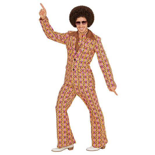 "THE 70s GROOVY STYLE - discs" (Jackett, Hose) – Vorderansicht