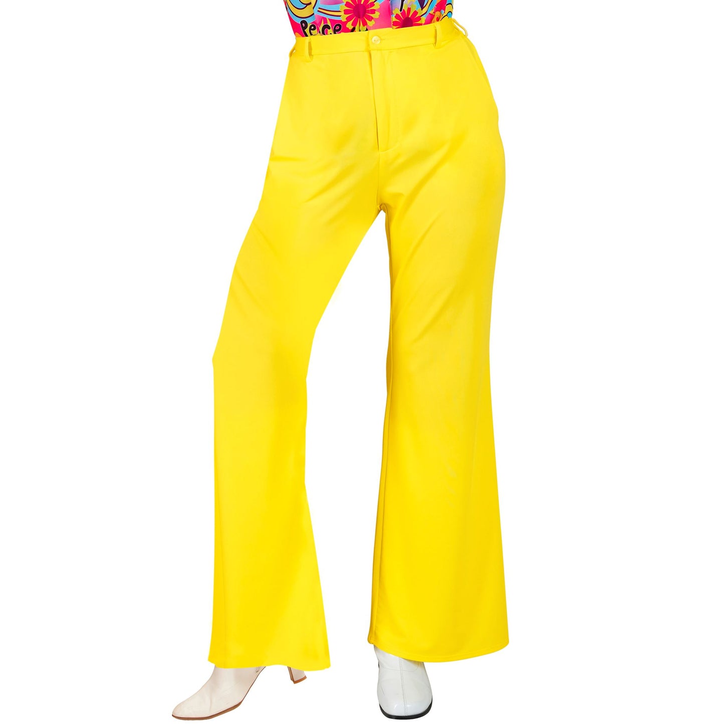 "THE 70s GROOVY STYLE - gelb" (Hose) – Vorderansicht