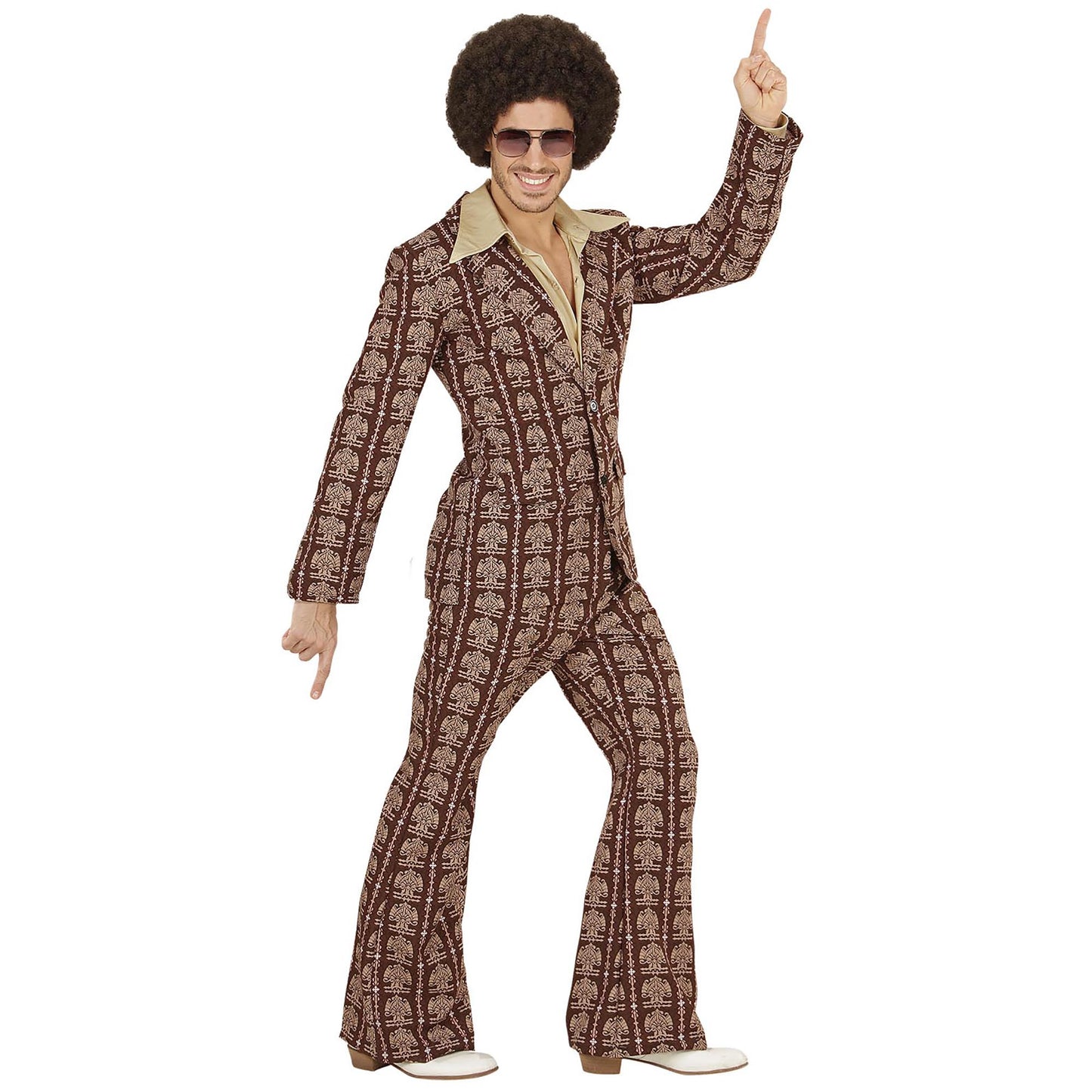 "THE 70s GROOVY STYLE - old school" (Jackett, Hose) – Vorderansicht