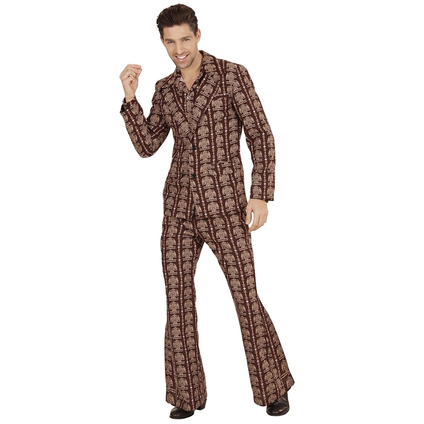 "THE 70s GROOVY STYLE - old school" (Jackett, Hose) – Detailansicht