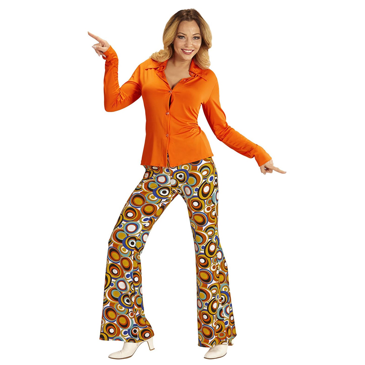 "THE 70s GROOVY STYLE - orange" (Bluse) – Ansicht 4