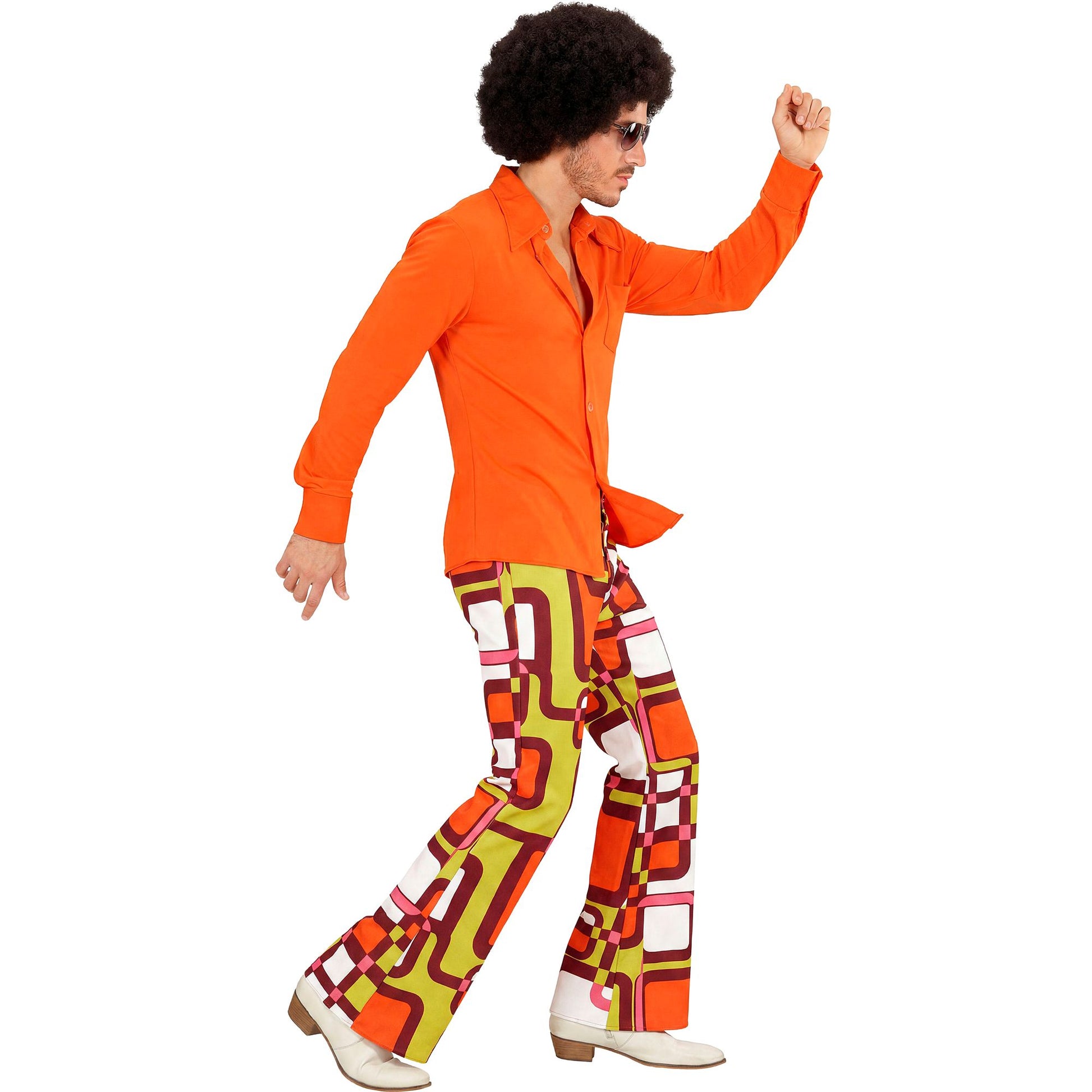 "THE 70s GROOVY STYLE -orange" (Hemd) – Ansicht 3