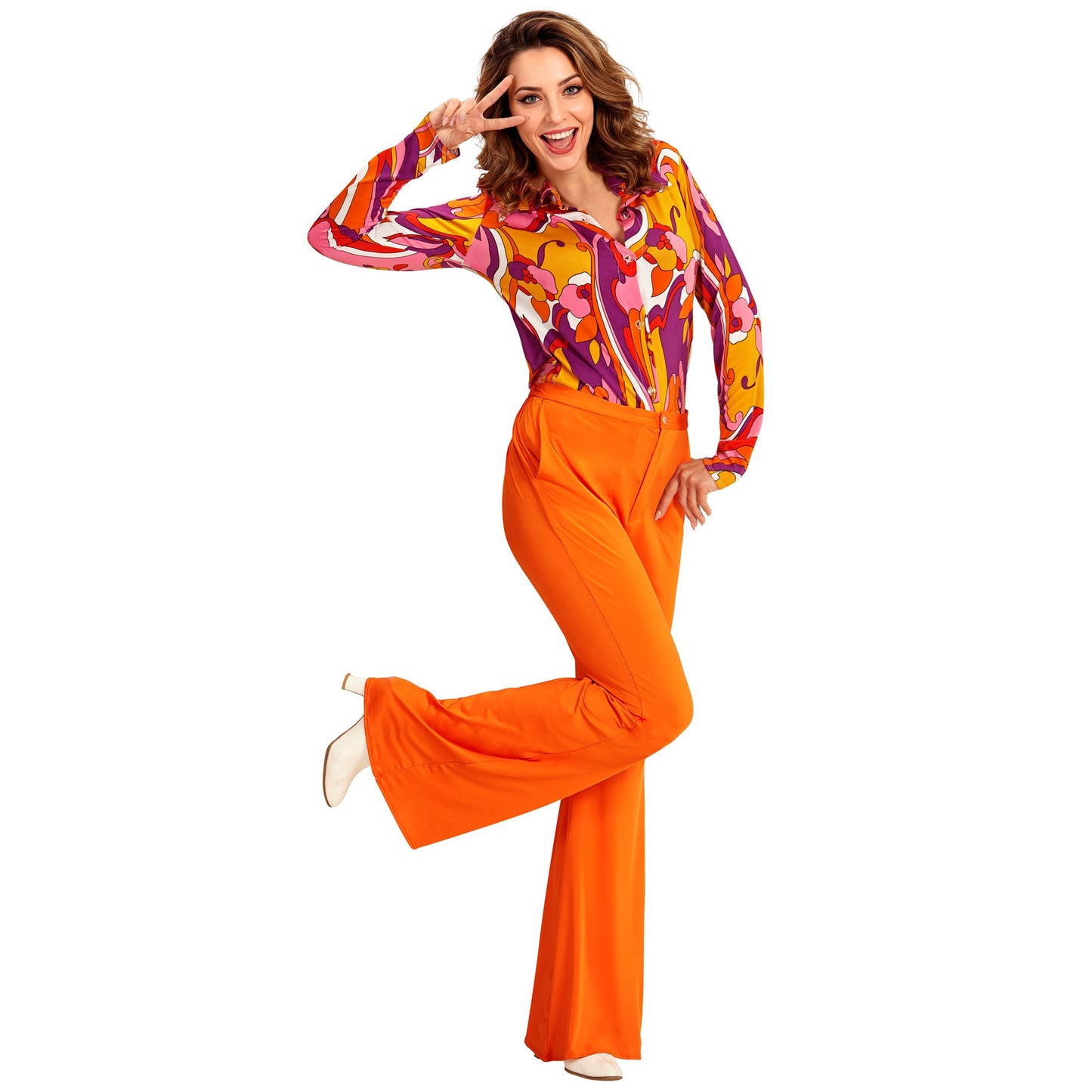 "THE 70s GROOVY STYLE - orange" (Hose) – Ansicht 3