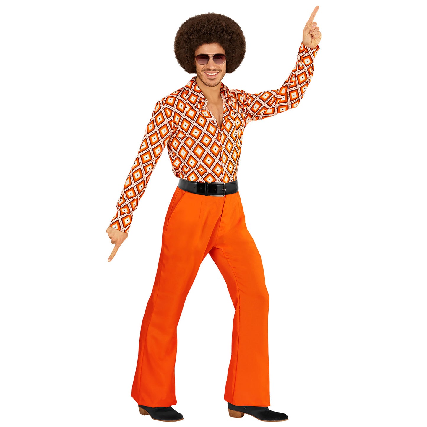 "THE 70s GROOVY STYLE - orange" (Hose) – Detailansicht