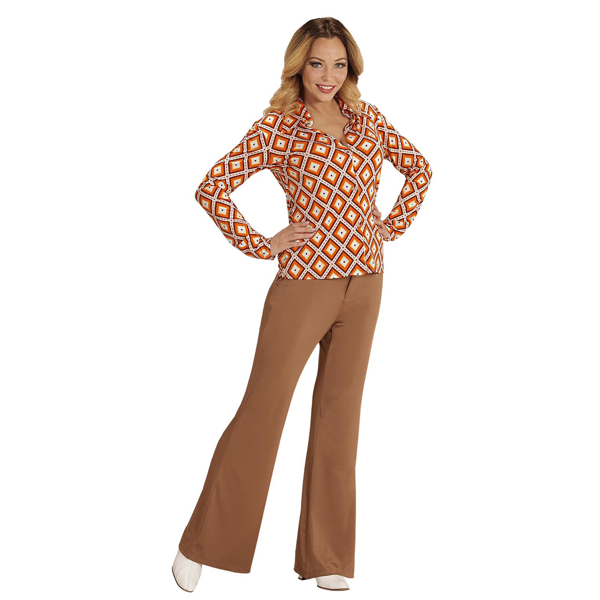 "THE 70s GROOVY STYLE -rhombus" (Bluse) – Ansicht 3