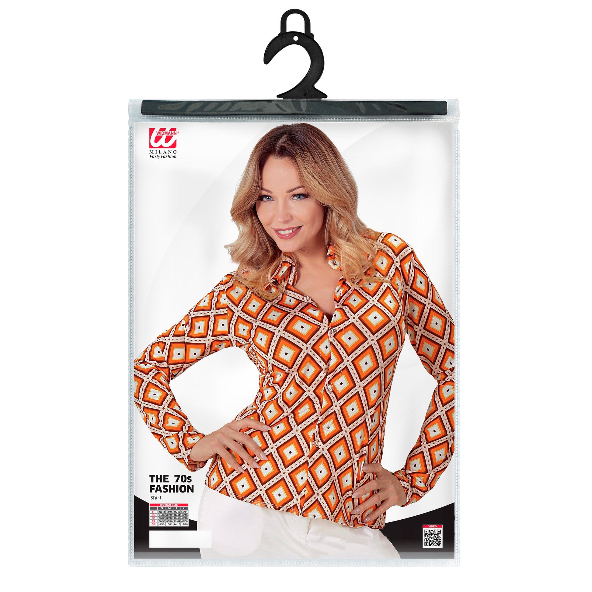 "THE 70s GROOVY STYLE -rhombus" (Bluse) – Ansicht 5