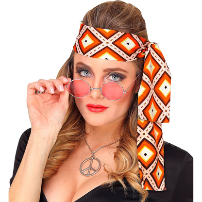 "THE 70s GROOVY STYLE - rhombus" (Stirnband) – Ansicht 5