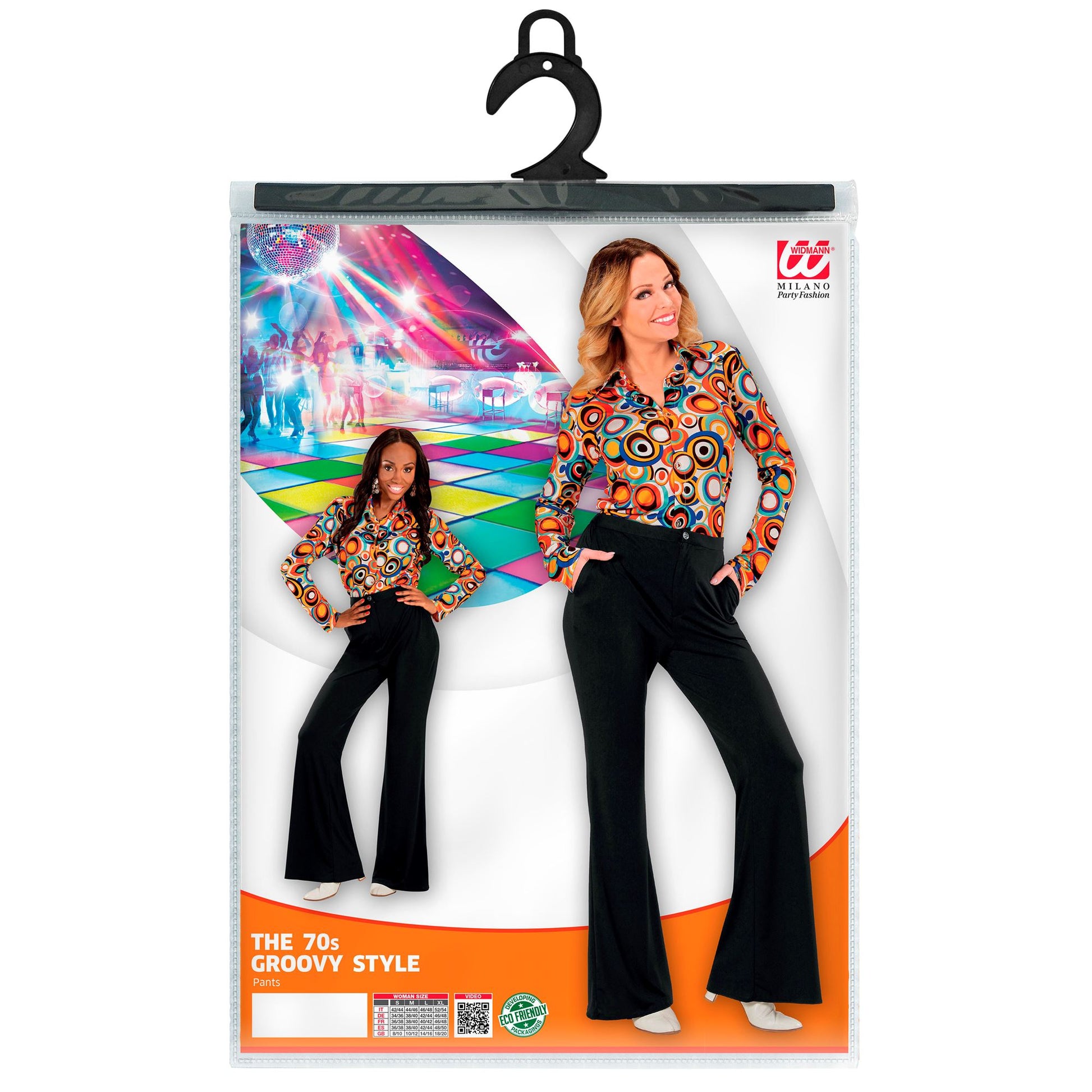"THE 70s GROOVY STYLE - schwarz" (Hose) – Ansicht 5
